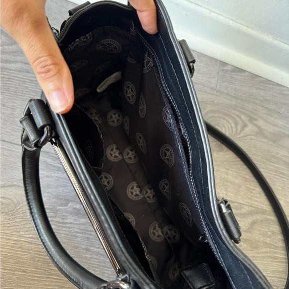 Sac main chauve-souris Blackcraft bat wing satchel bag gothique gothic killstar - Picture 4 of 4